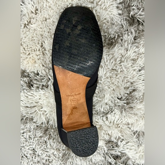 Donald J Pliner Black Stretch Fabric Pointed Toe Heels Size 10 - Picture 10 of 13